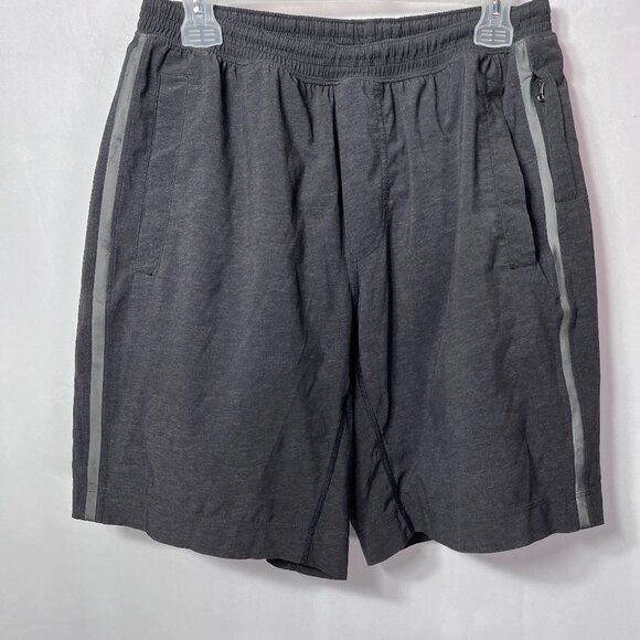 L🍋 Lululemon Men's Pace Breaker 9" Shorts. Compression‎ Liner Sz L. Gray Color - Picture 1 of 7